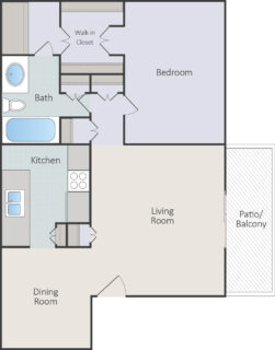 1 Bed / 1 Bath / 750 sq ft / Availability: Please Call / Deposit: $600 / Rent: $810